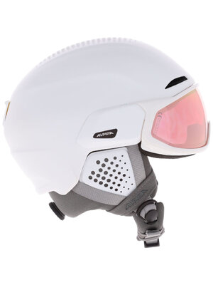 Alpina Alpina Oro QV MIPS Skihelm Met Photochromic Vizier | Wit