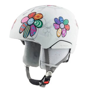 Alpina Alpina Pizi Junior Skihelm - Wit Patchwork Flower