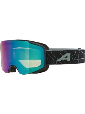 Alpina Alpina Taos Q-Lite Skibril | Zwart Groen