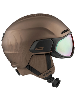 Alpina Alpina Oro QV MIPS Skihelm Met Photochromic Vizier 2025 | Bruin