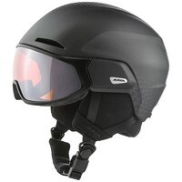 Alpina Oro QV MIPS Skihelm Met Vizier - Charchoal Metallic