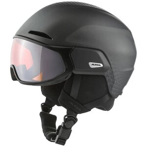 Alpina Alpina Oro QV MIPS Skihelm Met Vizier - Charchoal Metallic