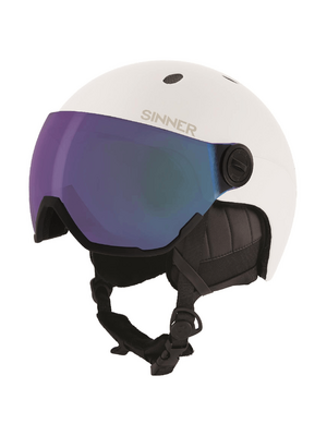 Sinner Sinner Titan Visor Skihelm Met Photochromic Vizier 2025 | Wit