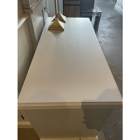 123kast  Showmodel - Tv dressoir Moonstar - 115x50x70H cm - ral 9010 - lichte krassen op bovenblad