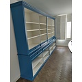 123kast  Boekenkast Santorini - 400x40x240H cm - 8 soft close lades - verstelbare planken - demontabel