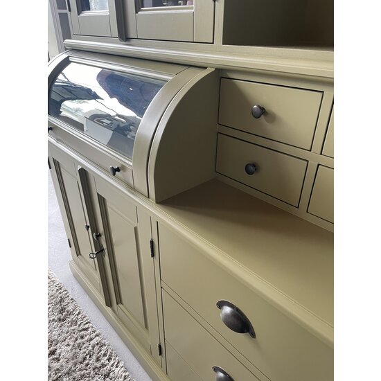 123kast  Buffetkast - Grutterskast - Pisa - 200x50x210H cm - 8 scharnierdeuren - 2 bolkleppen - 7 lades