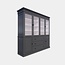 123kast Buffetschrank Pour Moi - 220x50x220H cm - 6 Flügeltüren - 3 Soft-Close-Schubladen