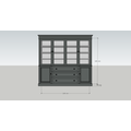 123kast  Buffetkast Pour Moi - 220x50x220H cm - 6 scharnier deuren - 3 soft close lades