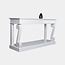 123kast Beistelltisch Valencia - 150x48x80H cm - mit geschwungenen Beinen