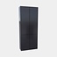 123kast Schrank Bolivia - 100x40x240H cm - schlankes Design - 4 geschlossene Türen - push to open Türen