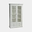 123kast Vitrine Juan les Pins - 110x43x190H cm - 2 Flügeltüren - 3 Soft-Close-Schubladen