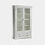 123kast  Vitrinekast Juan les Pins - 110x43x190H cm - 2 scharnierdeuren - 3 soft close lades