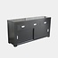 123kast Sideboard Hawai 03 - 185x50x90H cm - schlankes Design - 3 Soft-Close-Schubladen - 2 Schiebetüren
