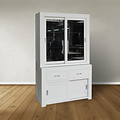 123kast  Buffetkast Hawai 02 - 130x50x220H cm - strak design - 4 schuifdeuren - 2 soft close lades
