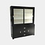 123kast Buffetschrank Hawai - 180x50x220H cm - schlankes Design - 2 Schiebetüren - 3 Soft-Close-Schubladen - 2 Flügeltüren