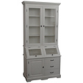 123kast  Grutterskast Porto Marie - 110x52x220H cm - 3 scharnierdeuren - 2 kleppen - 3 soft close lades