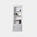 123kast  Boekenkast Venetia - 75x35x190H cm - kleine boekenkast - 3 planken - 1 scharnierdeur