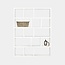 123kast Raumteiler Portofino - offener Schrank - 130x30x220H cm - schlankes Design - offene Regale