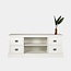 123kast TV-Sideboard Island 15 - 150x50x60H cm - 4 Schubladen - offenes Mittelfach - mit Kabeldurchlass
