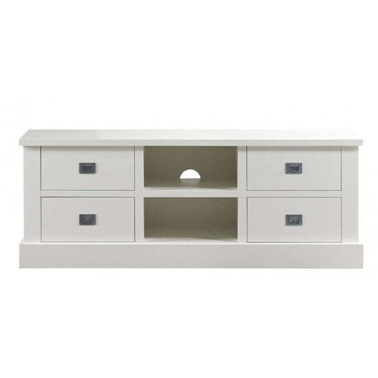 123kast  Tv dressoir Iceland 15 - 150x50x60H cm - 4 lades - open middenvak - met kabelgat