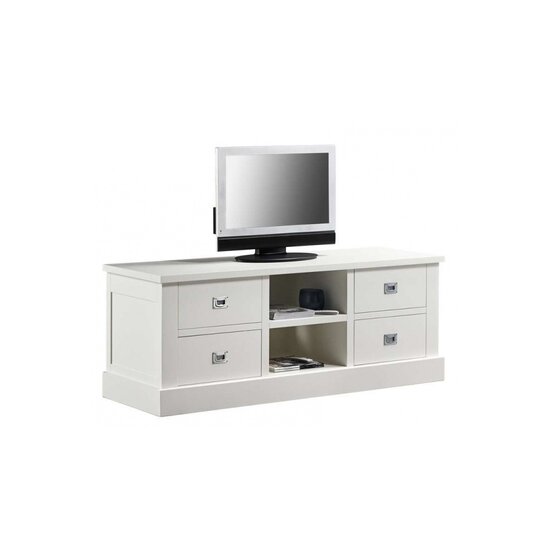 123kast  Tv dressoir Iceland 15 - 150x50x60H cm - 4 lades - open middenvak - met kabelgat