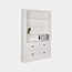 123kast Bücherregal Island 10 - 120x40x215H cm - 3 Einlegeböden - 4 Soft-Close-Schubladen