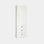 123kast Buffetschrank Island 08 - 75x40x215H cm - 1 geschlossene Flügeltür - 3 Soft-Close-Schubladen