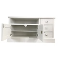 123kast  Tv dressoir Iceland 06 - 125x50x65H cm - 3 lades - 2 scharnierdeuren - met tv kabelgat