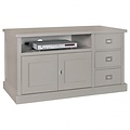123kast  Tv dressoir Iceland 06 - 125x50x65H cm - 3 lades - 2 scharnierdeuren - met tv kabelgat