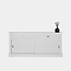 123kast Sideboard Island 05 - 200x50x90H cm - 2 Schubladen - 2 Schiebetüren