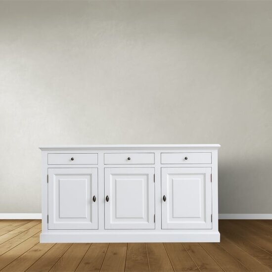 123kast  Dressoir Pula - 177x45x95H cm - 3 lades - 3 scharnierdeuren