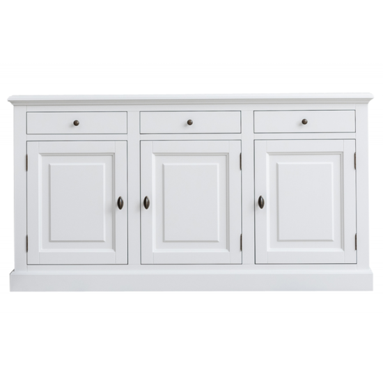 123kast  Dressoir Pula - 177x45x95H cm - 3 lades - 3 scharnierdeuren