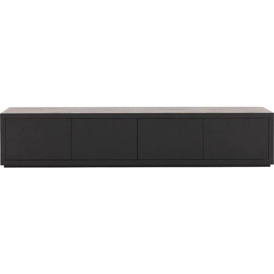 123kast  Tv dressoir Ibiza 08 - 220x45x60H cm - 4 push to open deuren - strak design - greeploze deuren