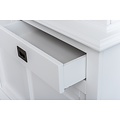 123kast  Buffetkast Colombia - 177x50x230H cm - 2 vitrine schuifdeuren - 2 soft close lades - 2 dichte schuifdeuren