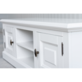 123kast  Tv dressoir Private - 150x50x50H cm - 2 dichte scharnierdeuren - open vak met kabelgat
