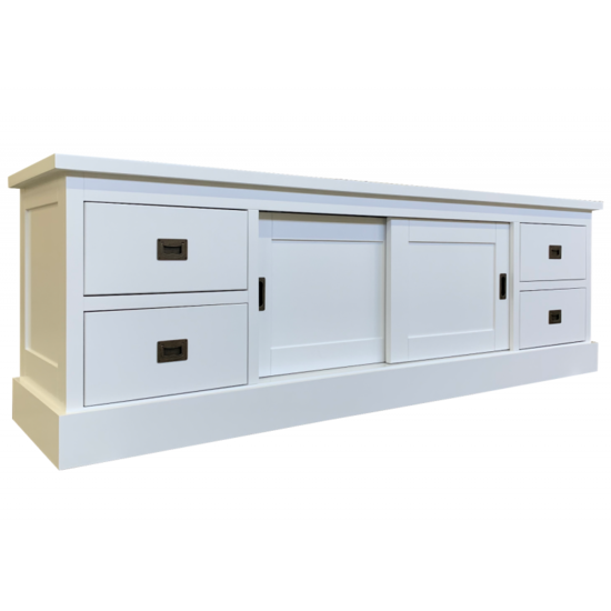 123kast  Tv dressoir Iceland 14 - 200x50x60H cm - 4 lades - 2 schuifdeuren