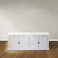 123kast  Dressoir Private library - 200x40x80H cm - 4 lades - 4 dichte scharnierdeuren