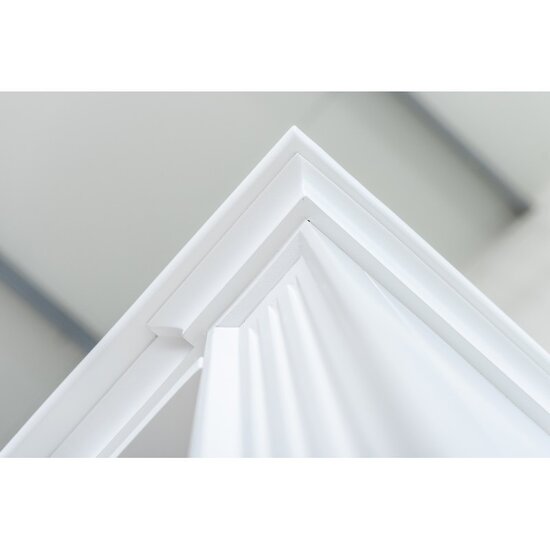 123kast  Boekenkast Melena del Sur - 400x43x240H cm - 16 planken - 4 uitschuifplanken - 8 dichte scharnierdeuren - verstelbare planken