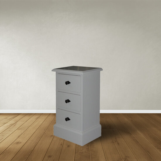 123kast  Ladekastje Parma - 38x27x62H cm - 3 lades