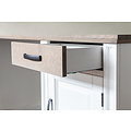 123kast  Bureau Emma 06 - 140x60x78H cm - eiken bovenblad - eiken soft close lade - 1 dichte scharnierdeur