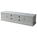123kast  Tv dressoir Lin 08 - 200x50x50H cm - 2 dichte scharnierdeuren - 4 lades - optioneel vergrijsd bovenblad