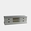123kast TV-Sideboard Lin 04 - 160x50x50H cm - 4 Schubladen - offenes Mittelfach - mit Kabeldurchlass - optional vergraute Platte