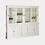 123kast  Buffetkast Gare du Nord - 240x45x220H cm - 4 vitrine schuifdeuren - 4 dichte scharnierdeuren - 4 soft close lades