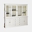 123kast Buffetschrank Gare du Nord - 240x45x220H cm - 4 Glasschiebetüren - 4 geschlossene Flügeltüren - 4 Soft-Close-Schubladen
