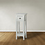 123kast Bijzettafel Deux - 30x30x80H cm - 1 lade - 1 plank