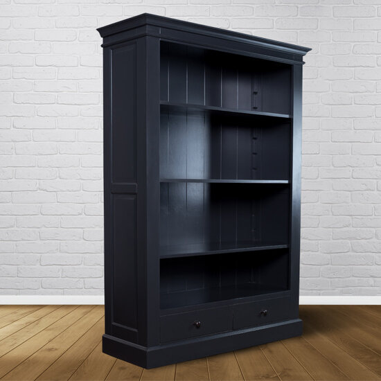 123kast  Boekenkast Libreria - 125x45x180H cm - 3 planken - 2 soft close lades