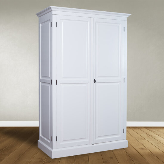 123kast  Computerkast Roma - 120x60x190H cm - uitschuifblad - 2  dichte scharnierdeuren - verstelbare bovenplank