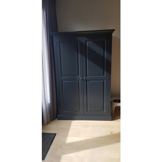 123kast  Computerkast Roma - 120x60x190H cm - uitschuifblad - 2  dichte scharnierdeuren - verstelbare bovenplank