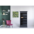 123kast  Boekenkast Malaga - 100x35x200H cm - 4 planken - 1 soft close lade