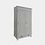123kast Kleiderschrank Bolton - 120x60x205H cm - Kleiderstange - Einlegeboden - 2 geschlossene Flügeltüren - 2 Soft-Close-Schubladen